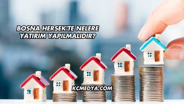 Bosna Hersek'te Nelere Yatırım Yapılmalıdır?