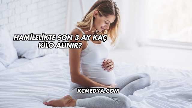 Hamilelikte Son 3 Ay Kaç Kilo Alınır